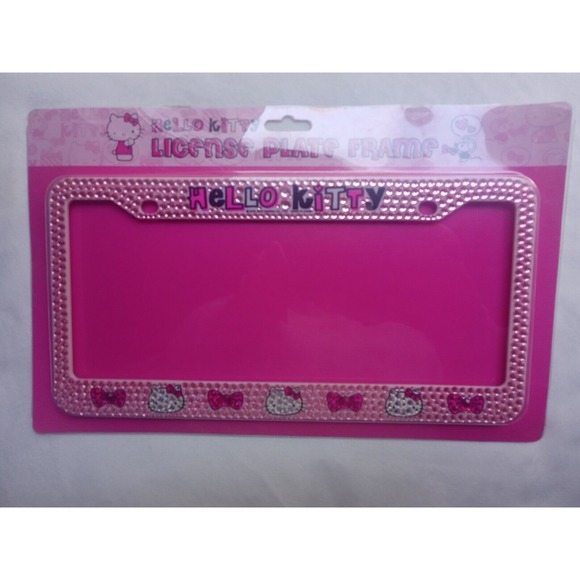 New Pink Hello Kitty 2013 License Plate Frame‎ - Picture 1 of 4